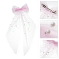 thumbnail image 3 of Miangastore Bridal Bow Hair Clips Iron 1Pcs Wedding Style Accessory, 3 of 9