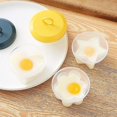 thumbnail image 5 of benyan 4 Pieces Cute Plastic Egg Cooker Set with Various Shapes and Lid Handle, 5 of 5