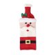 thumbnail image 1 of Muñeco de nieve tejido para decoración navideña, estilo antiguo, ambiente festivo, para bar en casa, restaurante, portátil, tejido de punto, botellas de vidrio, para sala de estar., 1 of 8