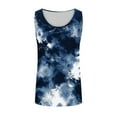 thumbnail image 4 of ZCFZJW Ombre Tank Tops for Women Quick Dry Summer Sleeveless Tie Dye Gradient Print Round Neck Graphic Workout T-Shirts Loose Regular Fittness Tees Vest Multicolor#10 M, 4 of 5