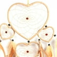 thumbnail image 5 of 19.7inch Large Dream-Catcher Wind Chime, Heart Shaped, Bedroom Wall Hanging, Bohemia Decoration, Feather Ornament, Hand Woven Crafts, 5 of 6