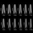 thumbnail image 2 of OUSITAID 120Pcs Dual System Nail Forms Poly UV Gel Finger Extension Artificial Manicure, 2 of 5
