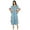 Blue, variant on Bimba Women Kaftan Designer Maxi Chic Long Caftan Coverup Beach Wear Sleep Wear