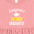 thumbnail image 4 of Inktastic Congrats My Aunt Graduated with Cap Girls Baby Dress, 4 of 5