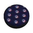 thumbnail image 3 of XMXY July Usa Day Flag Spare Tire Cover, Universal Waterproof Cover for Jeep RV Tire Wheel Protection, 16 inch, 3 of 8