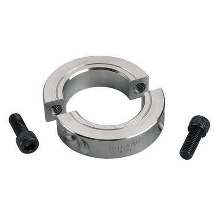 Ruland SP-39-A Two-Piece Clamping Shaft Collar, Aluminum, 2.438 in. Bore, 3 1/2 in. OD, 3/4 in. Widt