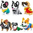 thumbnail image 2 of New Micro Child Build Blocks Animals Pet Dogs Model Diamond Bricks Blocos Kids Toys Cartoon Retriever Puppy Birthday Xmas Gift, 2 of 5