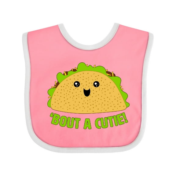 Inktastic Taco Bout a Cutie Cute Taco Pun Boys or Girls Baby Bib