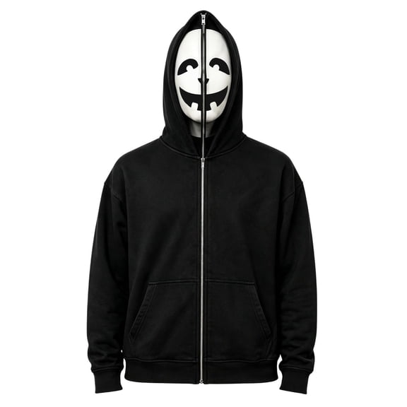 Guakiv Halloween Zip Up Hoodie,Black Skull Face Print Sweatshirt,Spooky Cosplay Jacket for Boys and Girls,Halloween Costume Dark Purple 110(3-4Y)
