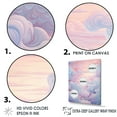 thumbnail image 3 of Designart "Charming Pinkish Gentle Landscape" Clouds Floater Framed Canvas Prints, 3 of 5