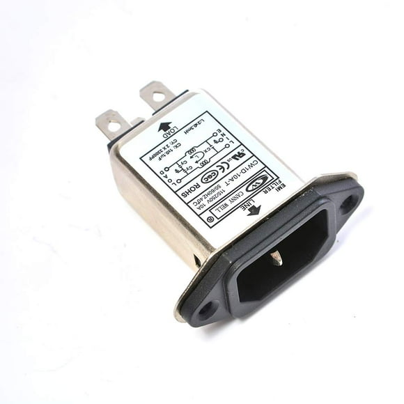 Comimark Filtre EMI RFI AC 250V 10A CW1D-10A-T Suppresseur Ligne Électrique Filtre à Bruit (1Pcs)