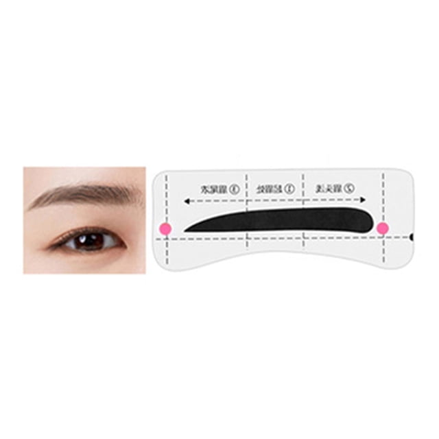 1 Set Eyebrow Stencil Sticker Disposable Brow Shaper Drawing Guide Tools DIY Women Beginner Eyebrow Shaping Template