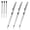 01-Silver-3 count-Metal Twist Pens (Business), variant on Ballpoint Pens Black Ink - Weighted Metal Twist For Uniform Flight Attendant Business 1.0 Mm Medium Point Smooth Writing 5 Pack (silver)
