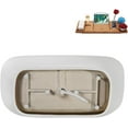 thumbnail image 4 of 63" Streamline G-75-298-BGL Soaking Glossy White Freestanding Tub and Tray With Internal Drain in Brushed Gold, 4 of 8