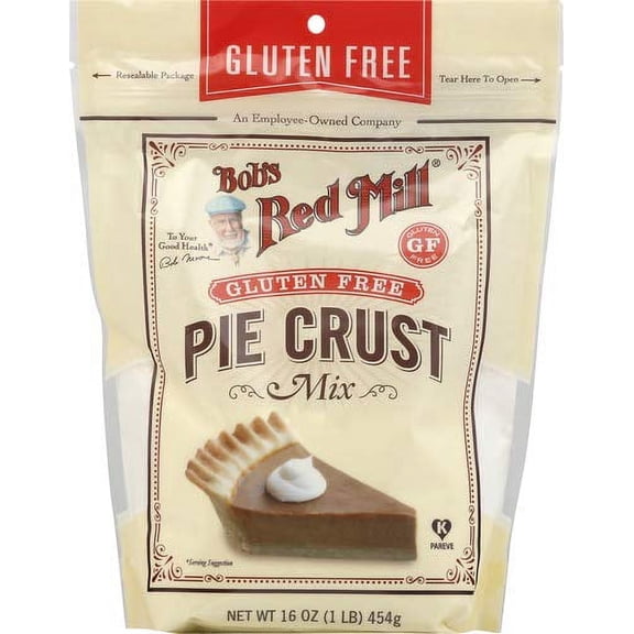 Bob's Red Mill Gluten Free Pie Crust Mix 16 oz Pack of 3