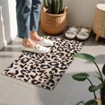 thumbnail image 4 of Beige and Black Of Leopard Print Door Rugs,Washable Non Slip Door Mats Indoor,Decorative Door Mats,Entry Mat Indoor for Entrance,Bedroom,Kitchen,Bathroom,16"x24", 4 of 6