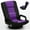 Purple;Black, variant on Avocahom Swivel Gaming Floor Chair w/ Armrest Handles, No Assembly gaming chair rocker, Folding Reclining Sofa w/6 Position Adjustable Backrest for Video Games, Watching TV, Reading,Blue