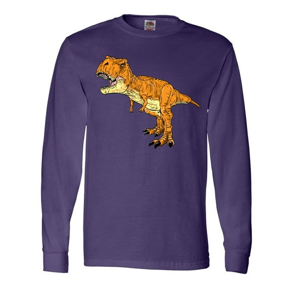 Inktastic Roaring T-Rex Long Sleeve T-Shirt