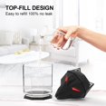 thumbnail image 2 of Biwat Mini Office Humidifier, 650ml Humidifier for Bedroom, USB Desktop Humidifier Air Purifier for Office, Bedroom, Night Light (Black), 2 of 4