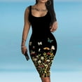 thumbnail image 2 of Vestidos Para Mujer Vestidos Casuales de Moda Estampado Erógeno Hombro Frío Flaco Tanque Sin Mangas Vestido Ajustado Odeerbi  ODB156486, 2 of 5