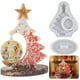 thumbnail image 5 of Advancent Detalle durable y liso del molde del silicón del árbol de navidad alto fácil desmoldar el regalo Kits de decoración para fiestas Blanco Cadena de cuentas de colores, 5 of 6