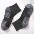 thumbnail image 4 of Calcetines 3 pares de calcetines de senderismo acolchados para hombre para deportes al aire libre informales de algodón para senderismo senderismo y caminar, 4 of 7