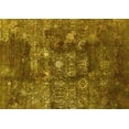 thumbnail image 1 of Ahgly Company Machine Washable Indoor Rectangle Oriental Yellow Industrial Area Rugs, 3' x 5', 1 of 4