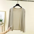 thumbnail image 2 of Women Casual Lightweight Open Front Cardigans Long Sleeve Cardigans Dusters Summer Sun Protection Outfits, 2 of 5