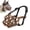 Brown, variant on Dog Muzzle for Large Sized Dog - Medium Sized Dogs, Small Basket Muzzle to Prevent Biting - for Barking, Breathable, Allows Panting Drinking, Suitable for Grooming Training. (Black, XL)