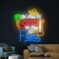 thumbnail image 4 of Handmadetneonsign No Time To Siesta It's Time To Fiesta Wall Art, Mexican Festival Wall Decor, Party Wall Decor, 4 of 5