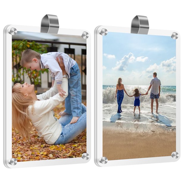Portafotos para auto XMALL 9 cm x 6 cm con clip universal para parasol