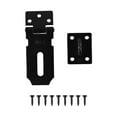 thumbnail image 4 of Dependable Locking System Stainless Steel Door Padlock Hasp Kit with Anti Theft Folding Lock Buckle Plate Hitch, 4 of 12