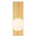 thumbnail image 4 of 62336LEDDLP-GLD/OPL Access Lighting Euro - 4.5W 1 LED Wall Sconce-16 Inches Tall and 6 Inches Wide, 4 of 9