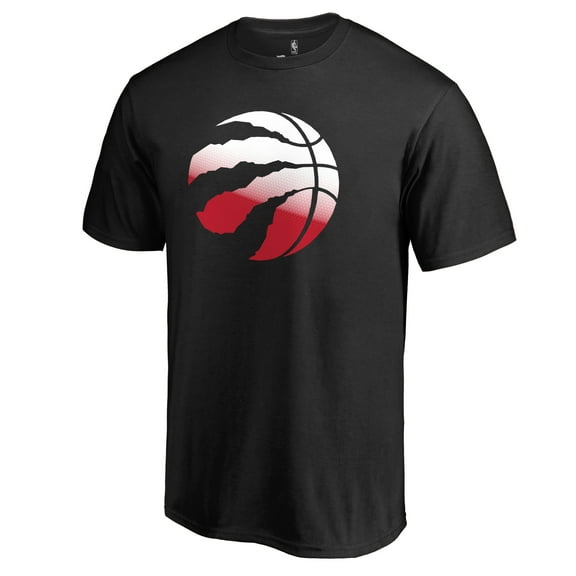 Men's Black Toronto Raptors Gradient Logo T-Shirt