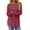 Wine Red, variant on Long Sleeve Shirts for Women Casual Tunic Tops Dressy Crew Neck Pullover Fall Lightweight Sweaters for Women
