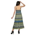 thumbnail image 3 of Moomaya Printed Long Maxi Dress For Women Sleeveless V-Neck Casual Flair Kurta, 3 of 6