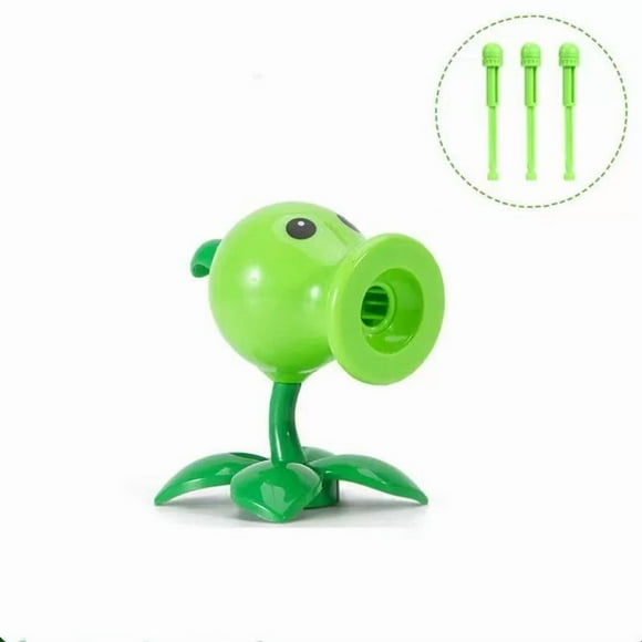Plants and Zombies Toys Action Figures Zombies Toys Great Gifts for Kids and Fans,Birthday and Christmas Party(Only Hard Gum Pea Shooter)