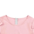 thumbnail image 4 of FSYBOA Girls Summer Dresses, Loose Fit Mid-length Short Sleeve Party Casual Dresses Pink Size 6, 4 of 7