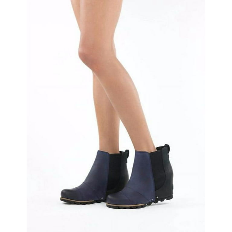Sorel lea wedge black deals