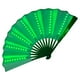 thumbnail image 2 of 2 uds LED ventilador plegable nocturno accesorios de mano decoración regalo luz para boda cumpleaños Verde blanco Sunnimix Abanico plegable, 2 of 8