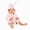 H318-Pink, variant on NOLDARES Toddlers Boys Girls Hooded Robe Soft Fleece BathrobePajamas Dressing Gown Sleepwear(H318-Pink)