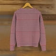thumbnail image 3 of Womens Knitted Ribbed Cardigan Sweater, Fall Sweaters for Women Open Front Casual Striped Printed Button Down Long Sleeve Pullover Cover Up Coats, 3 of 3