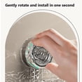 thumbnail image 5 of Corrugated Suction Cup Storage Holder Light Lu Xury Style Glacier Pattern Suction Cup Shelf No Drill Bathroom Suction Storage Bo X Suction Cup Storage Rack Without Punching Holes, 5 of 5