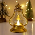 thumbnail image 5 of ufehgfjh Electronic Candle Light with Realistic Flame Effect Small Oil Lamp Design for Holiday Decor Ambient Night Light Bedroom Reading Lamp Battery Operated Safe Mood Lighting, 5 of 6