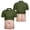 Army Green, variant on OIOLOYJM Mens Polo Shirts 3D Print Creativity Performance Short-Sleeve Casual Quick Dry Mesh Golf Shirts Basic Cute Gym Collared Tops Red M