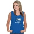 thumbnail image 4 of Christ Lives Me Religious Christian Tank Top Tee Shirt Women Brisco Brands X, 4 of 6