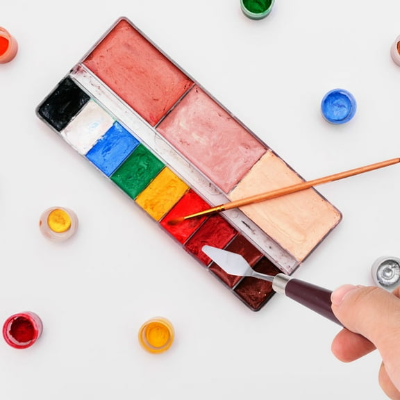 SEWACC Oil Pastel Blending Tools 10Pcs Spatula for 3D Model Removal and Art Supplies Assorted Color