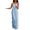 Light Blue, variant on purcolt Plus Size Jumpsuits for Women Summer Dressy Casual Spaghetti Straps Sleeveless Loose Boho Rompers Vintage Wide Leg Baggy Overalls with Pockets