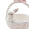 thumbnail image 4 of kurtrusly Ceramic Rabbit Easter Basket Porcelain bunny bowls Flower Pot Home Decor 12cmx12cmx13.5cm, 4 of 9