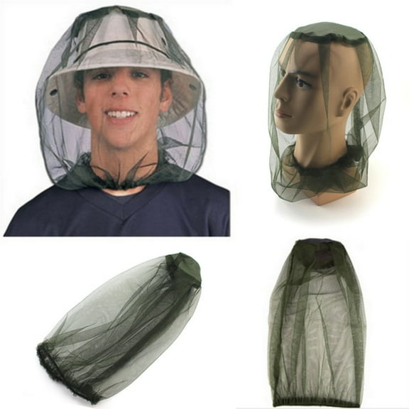 Opolski Outdoor Fishing Camping Anti Mosquito Fly Insect Face Cover Mesh Net